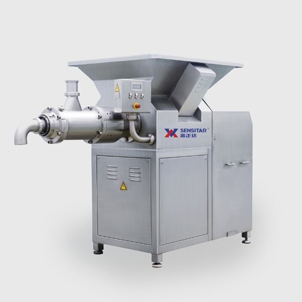 Chicken meat and bone deboning machine